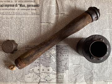 Schiacciapatate WW2 tedesco inerte, “winter cap”