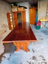 Tavolo antiquariato legno massello