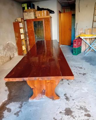 Tavolo antiquariato legno massello