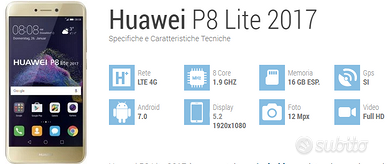 Huawei P8 Lite 2017 + 2 cover