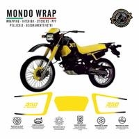 Adesivi tabelle porta numero XT 350 1989