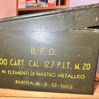 Cassetta porta munizioni in metallo