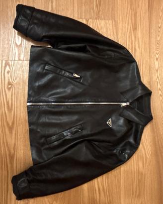 Prada giacca in pelle (nappa)