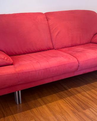 Divano Moderno Rosso Corallo