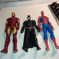 Personaggi Marvel Batman Ironman Superman 