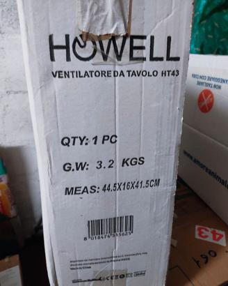 Ventilatore da tavolo Howell