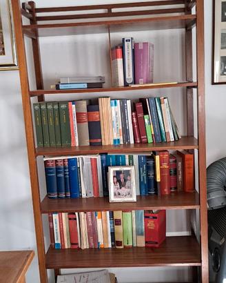 Due librerie uguali in noce.