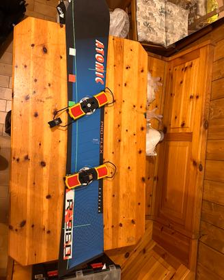 Snowboard Hard Atomic Race R:30 + Attacchi F2
