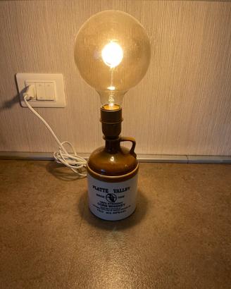 Brocca lampada Platte Valley Corn Whiskey ceramica