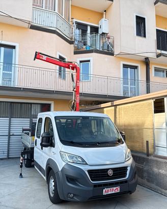 Fiat Ducato 2.3 MJT 130CV CASSONE GRU 7 POSTI