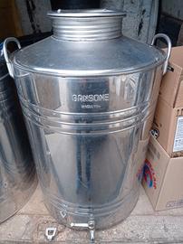Bidone inox da 100 LT 