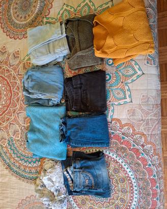 Bustone jeans/maglioni da donnna, un vestit