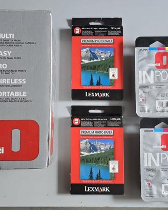 KIT Stampante fotografica Olivetti MY_WAY + altro