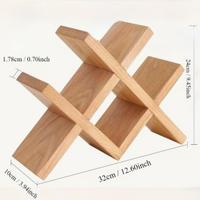 Porta bottiglie in legno