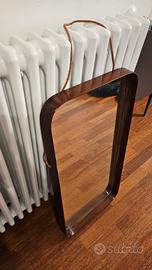 specchio in teak anni 60 