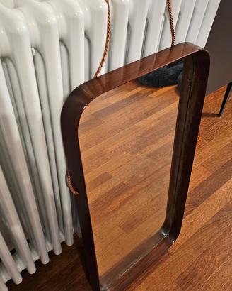 specchio in teak anni 60 