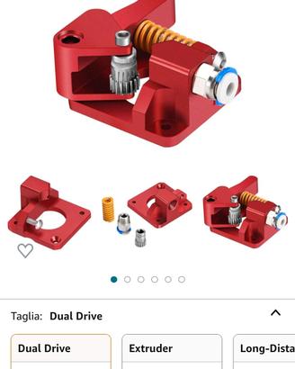 Estrusore bowden dual drive Tuzuk per stampante 3D