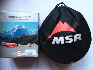 Cooking Set fornellino pentole camping montagna