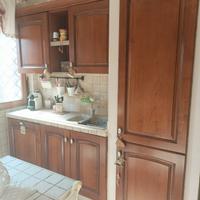 cucina in muratura e legno 
