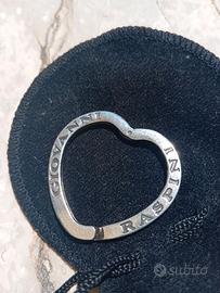 Portachiavi in argento Giovanni Raspini Cuore
