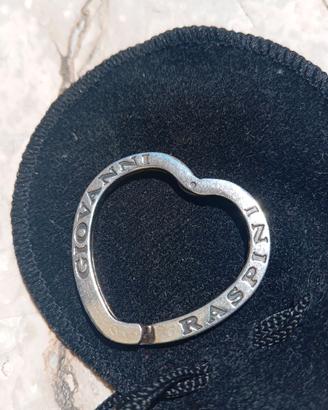Portachiavi in argento Giovanni Raspini Cuore