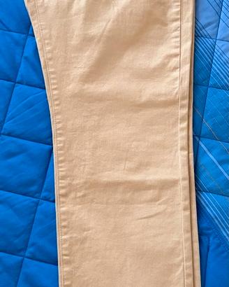 pantalone uomo beige