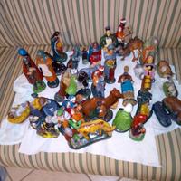 50 statuine presepe metà secolo scorso in gesso