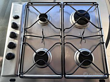 IGNIS PIANO COTTURA 60 CM 4 FUOCHI INOX