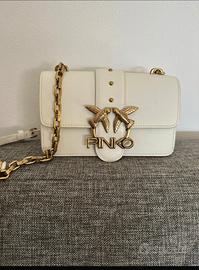 Borsa Mini bag Pinko Media Bianca