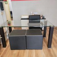 Scrivania in cristallo