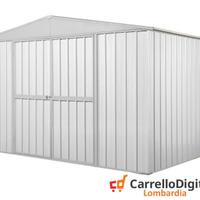 Capanno box esterno lamiera 360x175 bianco