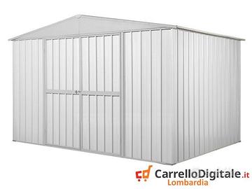 Capanno box esterno lamiera 360x175 bianco