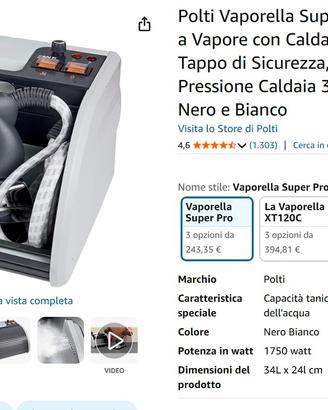 Polti vaporella super pro ferro da stiro