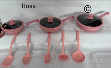 padelle tris con mestoli vari colori