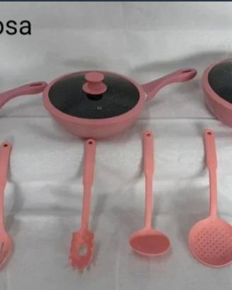 padelle tris con mestoli vari colori