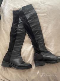 Stivali neri TwinSet sopra ginocchio