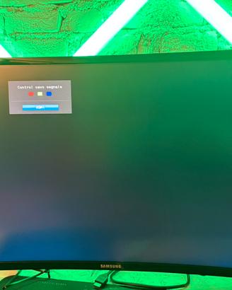 Monitor samsung curvo 27”