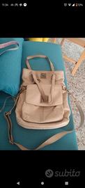 Borsa marca DKNY in vera pelle martellata 