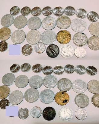 28 mon. di cui 2 lire Ape, L.10 spiga,ecc.+omaggio