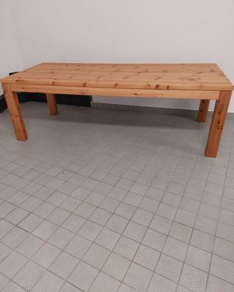 tavolo in legno massello 240x100