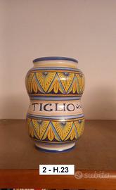 Vaso Farmacia ceramica  Altezza Cm.23.