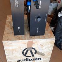 Pre ibrido e finale 150+150W stato solido AUDIOZEN