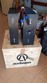 Pre ibrido e finale 150+150W stato solido AUDIOZEN