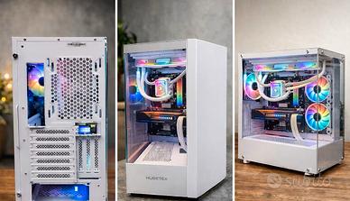 CASE PC GAMING BIANCO MUSETEX - Vetro Temperato