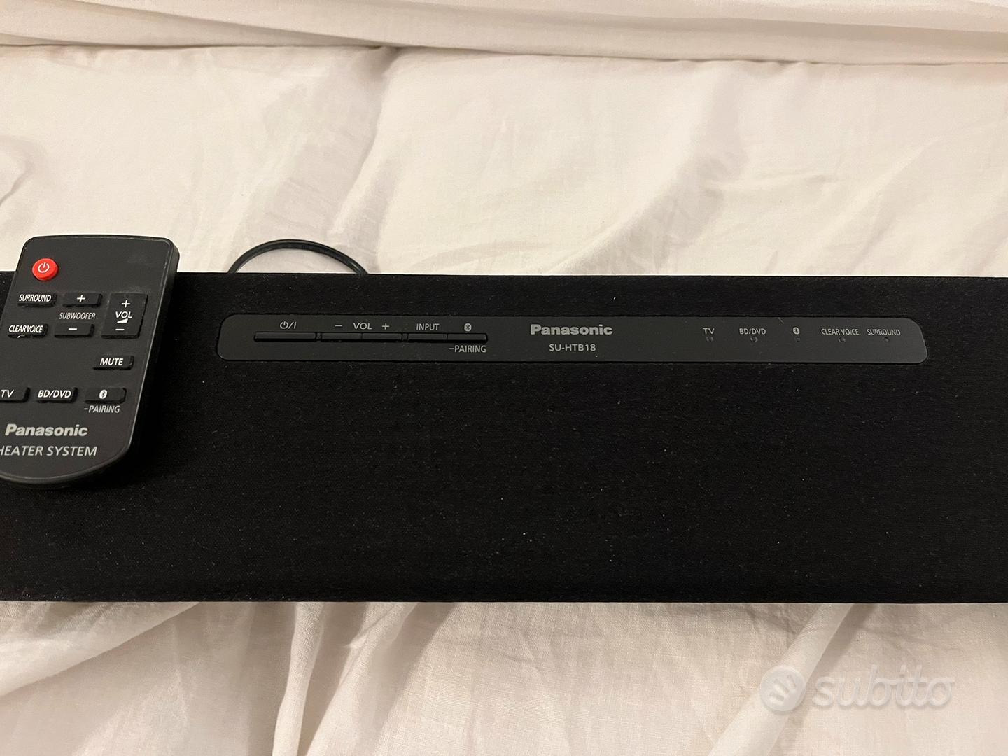 Soundbar Panasonic + Subwoofer (Bluetooth) Audio/Video In vendita a