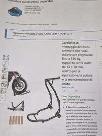 Cavalletto Moto Anteriore