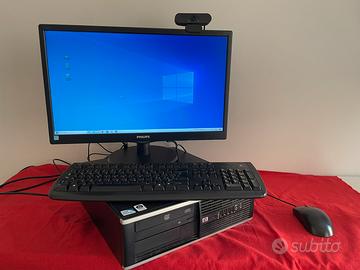 Postazione completa PC MONITOR KIT TASTIERA WebCAM