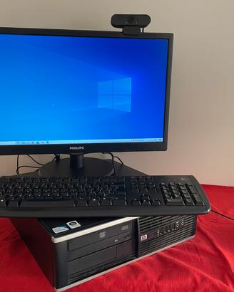 Postazione completa PC MONITOR KIT TASTIERA WebCAM