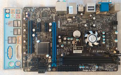 Mainboard MSI E350DM con CPU AMD E350 dual-core 6G