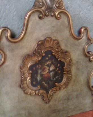 letto  piazza e mezza stile baocchetto veneziano